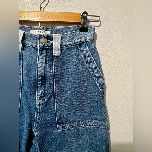 PACSUN High Rise Carpenter Multi-Wash Denim Jeans - Size 24 - Picture 9 of 13